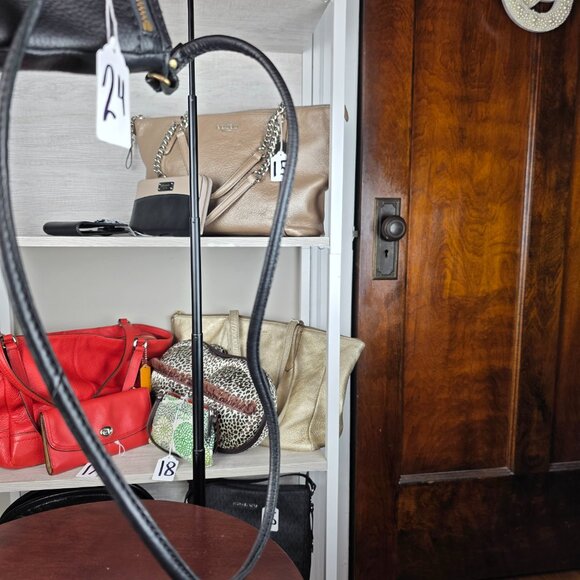 Fossil Elise Black Pebbled Leather Small Crossbody - Picture 17 of 17